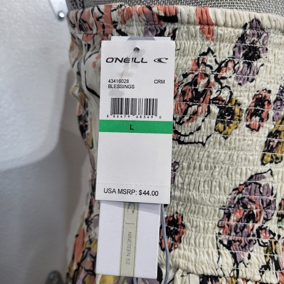 BNWT O'Neill Blessings Mini Dress w/floral design - Picture 4 of 11